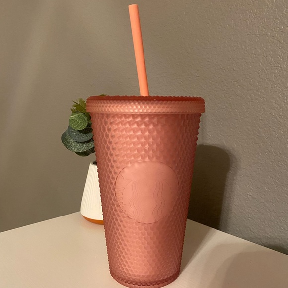 Starbucks Pink Matted Studded Grande Size Tumbler - Picture 2 of 3